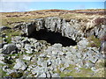 Ogof Fawr / Chartist's Cave on Mynydd Llangynidr in Llangynidr Community