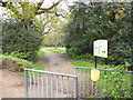 Southampton Common, entrance in SO16 7AH