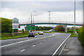 The Preston Guild Wheel crossing the A584 in PR4 0XB