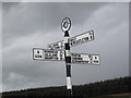 Old Road Signpost, Crossroads, Sleetbeck Road in CA6 6PA