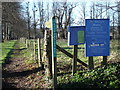 Footpath at Hale Park in SP6 2RF