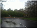 Bend on Ware Road past Widford in SG12 8RL