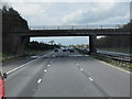 The M56 goes under Pillmoss Lane Bridge in WA4 4DH
