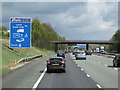 The M56 near Junction 9 and the M6 in WA4 4TQ
