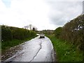 Tarrant Crawford, flooded road in DT11 9HY
