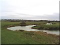 River Eye flowing west towards Melton Mowbray in LE13 1ER