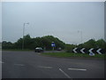 Roundabout on the junction of Greenbury Way and Margaretting Road in CM1 3LD