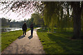Riverside Walk, St Nicholas Park in Warwick