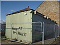 East Lothian Architecture : Corrugated Iron Building on Bayswell Road, Dunbar in EH42 1AR