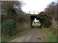 Railway bridge on dismantled Market Harborough to Rugby line in LE17 6QQ