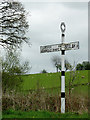 Road sign near Beulah, Powys in LD5 4YE