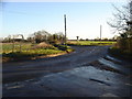 Road Junction on the B1147 at Swanton Morley, Norfolk in NR20 4LT