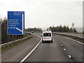 Southbound M74, Junction 9 in ML11 9RY