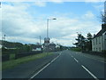 A40 approaching Drysylwyn crossroads in SA32 8RD