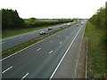 M56 from Pillmoss Lane Bridge in WA4 4DH