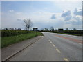 Looking south along the A7 towards Westlinton in CA6 5SY