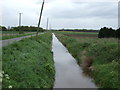 Drain beside King's Delph Drove in PE7 3DG