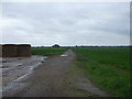 Farm track near Lancaster Lodge in CB6 3NN
