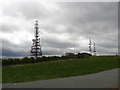 Communication masts on Pale Heights in CW6 0SZ