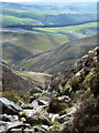 Looking down Jaggers Clough in S33 7ZH