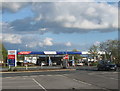 Tesco filling station, Durham Road in Stockton-on-Tees in TS21 3LS