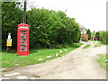 Old Telephone Box in Wixoe