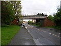 Railway bridge over the B1027 in CO15 4HR
