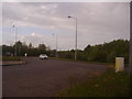 Roundabout at the end of Essex Regiment Way, Little Waltham in CM3 3LA