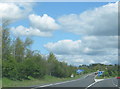 Slip road from the A1(M) northbound to join the A689 at junction 60 in Bradbury and the Isle