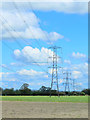 2012 : Electricity pylons bestriding the Vale of Pewsey in SN10 3LF