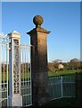 Gate to Lyneham House in PL8 2LQ