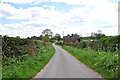 Approaching Grove Cottages on Grove Lane heading for Doveridge in Somersal Herbert