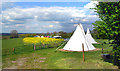 Campsite at Britchcombe Farm in Uffington