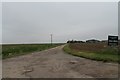 Entrance to Hall Farm off Sea Lane in Wainfleet Ward