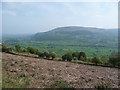 View to the Usk Valley and the Blorenge from Mynydd Llanwenarth in Abergavenny Community