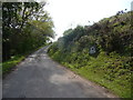 Lane up to the Sugar Loaf car park on Mynydd Llanwenarth in Abergavenny Community
