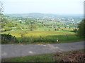 View to Abergavenny from Mynydd Llanwenarth in Abergavenny Community
