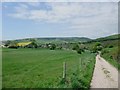 The South Downs Way, looking west towards Pyecombe in BN45 7FE