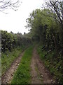 Track from Dell Farm to Longridge in Gloucestershire