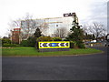 Luton: A505 Stopsley Green roundabout in LU2 9AH