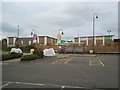 Entrance to Clacton Factory Outlet shopping centre in Burrsville Ward