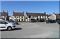 Car park and Penrhos Arms in LL61 5UQ