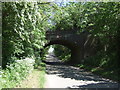 Disused railway bridge over Station Road, Great Dalby in LE14 2HD