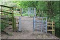 Two kissing gates near Ham in GL54 4EP
