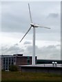 Wind turbine on the Advanced Manufacturing Park in S60 8BR