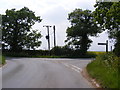 Gisleham road junction in NR33 8EE