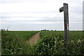 Footpath across the field in ME17 2EU