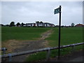 Footpath over playing fields in NE28 0LY