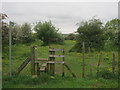 Stile in Sherburn Hill for footpath to Shadforth in DH6 1HH