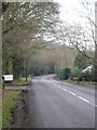 Road through Horton Heath in BH21 7JN